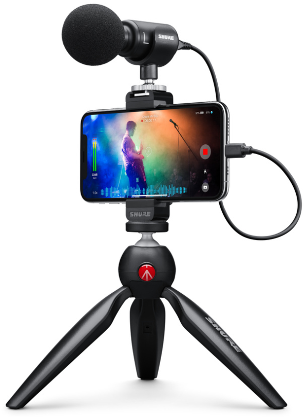Shure MV88+ Video Kit with Digital Stereo Condenser Microphone image 1